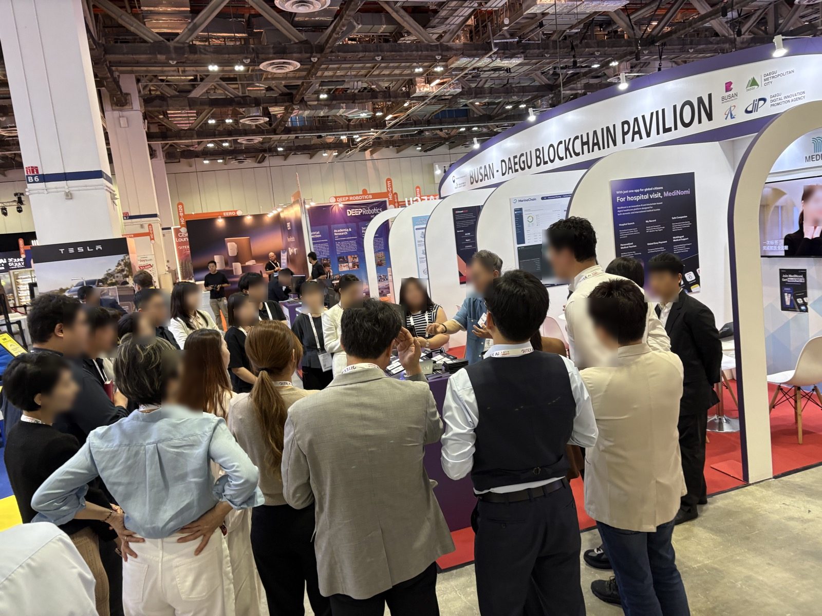GITEX AI ASIA 2026 · Korea Blockchain Pavilion 현장 사진 5